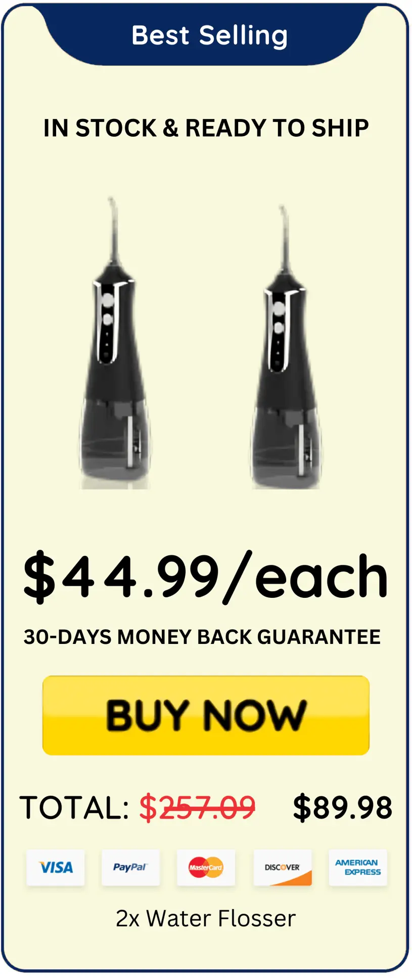 Water Flosser offer price