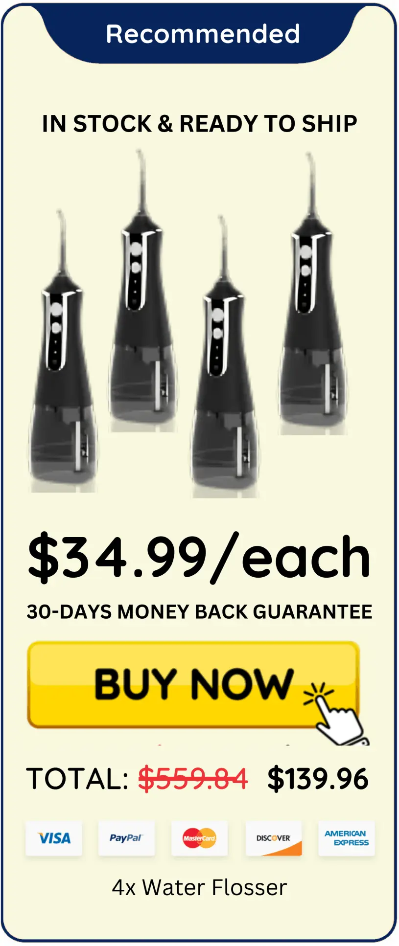 Water Flosser offer price